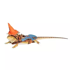 Thrills & Chills Bearded Dragon Reptile Holiday Halloween Costume Clothes Accessory Funny Cute Scarecrow