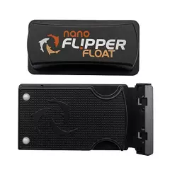 FL!PPER Flipper Cleaner Float - 2-in-1 Floating Magnetic Aquarium Glass Cleaner - Fish Tank Cleaner - Scrubber & Scraper Aquarium Cleaning Tools – Floating Fish Tank Cleaner