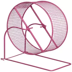 Prevue Pet Products 90013 Wire Mesh Hamster/Gerbil Wheel Toy For Small Animals, 8-Inch, Colors Vary