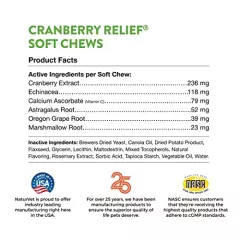 NaturVet – Cranberry Relief Plus Echinacea – Helps Support a Healthy Urinary Tract & Immune System