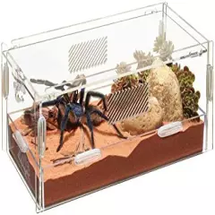 Zilla Micro Habitat Terrariums With Locking Latch Clear