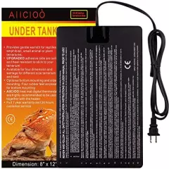 Aiicioo Reptile Heating Pad - Hermit Crab Heater Heat Mat For Reptiles Snake Lizard Terrarium