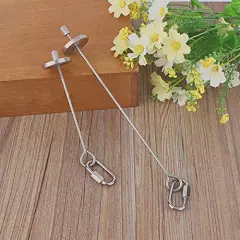 Bird Food Holder Stainless Steel Fruit Vegetable Stick Skewer for Parrots Cockatoo Cockatiel Cage Treating Tool