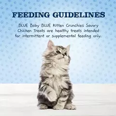 Blue Buffalo Baby Blue Crunchies Natural Savory Chicken Kitten Treats