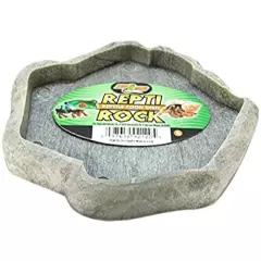 Zoo Med Laboratories SZMFD20 Repti-Rock Food Dish, Small