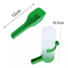 2Pcs Automatic Bird Feeders, Bird Water Dispenser for Cage, Parrot Bird Water Feeder Bottles Bird Drinker Hanging Seed Food Container Dispenser for Parrots Budgie, Cockatiel, Lovebirds Finch