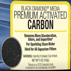 Marineland Black Diamond Premium Activated Carbon 22 Ounces, Filter Media For aquariums