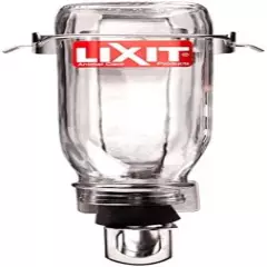 Lixit Heavy Duty Deluxe Glass Water Bottles For Birds, Dogs And Small Animals.