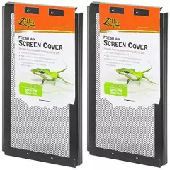 Zilla 2 Pack Of Fresh Air Screen Covers, 12-Inch X 6-Inch Each