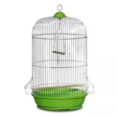 Prevue Hendryx SP31999G Classic Round Bird Cage, Green,1/2"