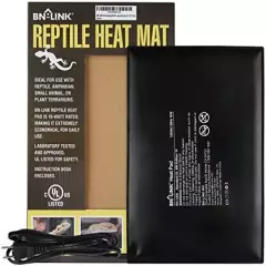 BN-LINK Reptile Heating Pad Electric Indoor Under Tank Terrarium Heating Mat Waterproof For Turtles, Lizards, Frogs, And Other Reptiles