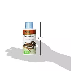 Zilla Reptile Health Supplies Shed-Ease Bath, 8-Ounce Bottles (3 Pack)