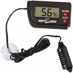 REPTI ZOO Digital Reptile Thermometer Hygrometer Temperature And Humidity Monitor For Reptile Enclosure Terrarium