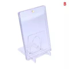 1Set 35PT Magnetic Card Holder Support Cards Protectors Hard Plastic SleevJO