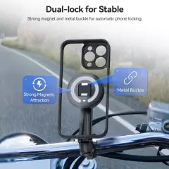 Motorcycle Handlebar Mount for iPhone 15 Pro / 15 Pro Max