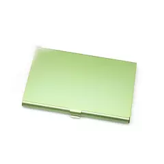 Business ID Credit Card Wallet Holder Aluminum Covered Pocket Case Box Creative 