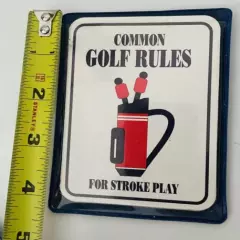 3 Vintage OHCC Oak Hill Country Club Member-issued Ball Markers & Golf Rules!