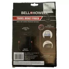 Bell And Howell Passport Holder Neck Travel Wallet Bag. Great For Important Doc