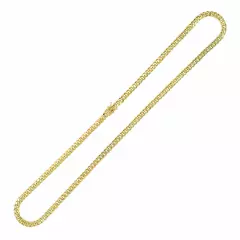 14k Yellow Gold 3.75mm-5.3mm Miami Cuban Link Chain Necklace Size 16"-30" Hollow