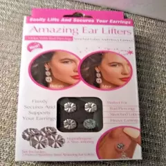 Amazing Ear Lifters 2 Pairs Stainless Steel Includes Storage Case