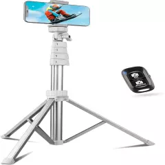 SENSYNE 62" Phone Tripod & Selfie Stick, Extendable Cell Phone Tripod Stand with