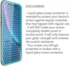 Liquid Glass Screen Protector for All Smartphones Tablets and Watches Wipe On Na