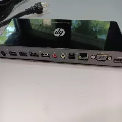 HP 2005pr USB 2.0 Port Replicator With Adapter Good Condition