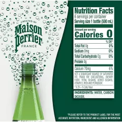 Maison Perrier Ultimate Sparkling Water 16.9 Fl Oz 6 Ct Fresh New, Free Shipping