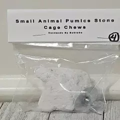 Pumice Pet Chews 30 piece pumice stones bird 10 bags - 3 stones per bag