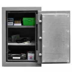 Second Amendment Fireproof Safe, Storage Vault w/ Brass Dial Lock 30x20x20