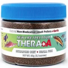 New Life Spectrum Thera+A Small Pellet Sinking Pellet 60g Natural Fish Food 