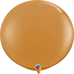 Qualatex Round Mocha Brown Latex Balloons