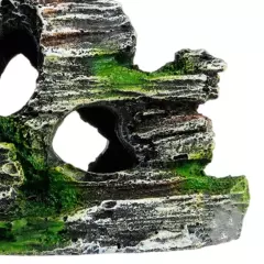 Aquarium Ornament Rockery Hiding Mountain Cave Home Fish Tank Decor Resin NEW