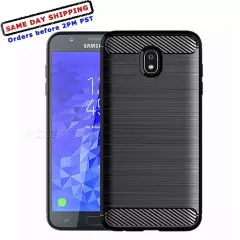 Anti-Slip Carbon Fiber Soft TPU Armor Cover for Samsung Galaxy J7 2018 SM-J737V