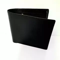 Mens RFID blocking leather bifold wallet money purse ID credit card holder