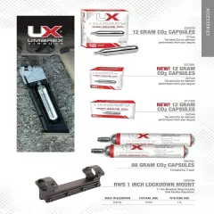 Umarex High-Grade CO2 Cartridges for Pellet Guns BB Guns and Airsoft Guns 30pack