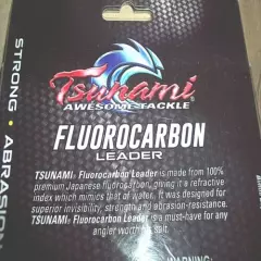 Tsunami Fishing Line 100 Yds.Fluorocarbon Leader 20 Lb. Test Fishing Line Leader