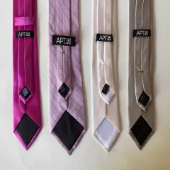 Apt 9Men's Ties Striped and Plain Modern Neckties Lot of 4; Apt 9 EUC 