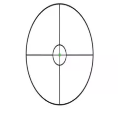 Trijicon AccuPoint 1-6x24mm Circle-Cross Crosshair w/ Green Dot TR25-C-200086