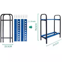 Crestgolf 18 Holes Golf Club Organizers Display Golf Shelf Holder Metal Rack