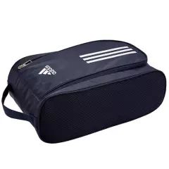 Adidas Golf Shoes Ventilated Mesh Case Sports Travel Case Pouch Bag (Navy)