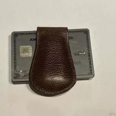 John Lobb Leather Magnetic Money Clip