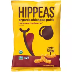 HIPPEAS Organic Chickpea Puffs + Bohemian Barbeque |Vegan Gluten-Free Crunchy...