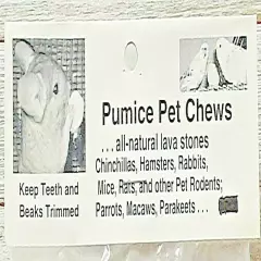 Pumice Pet Chews bird 550 piece 1.5" - 2" stones