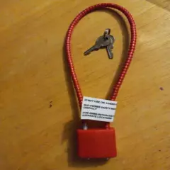 Regal Firearm Gun Safety Cable Lock Brand New R15SC3 15" 2 Keys