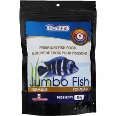 NorthFin Jumbo Formula 6mm Pellets 250g Carnivore Omnivore Premium Fish Food