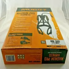 Muddy Outdoors Magnum Pro Padded Adjustable Harness System, Black **NEW**