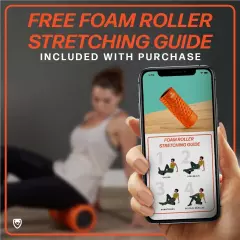 URBNFit Vibrating Foam Roller - Electric Muscle & Back Roller w/ 5 Speeds for...