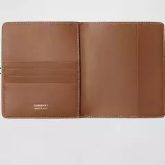 Burberry Check Bifold Passport Holder