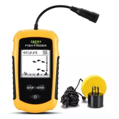 100m 328FT Fish Finder Wired Buoy Sonar Transducer Portable Fish Finder